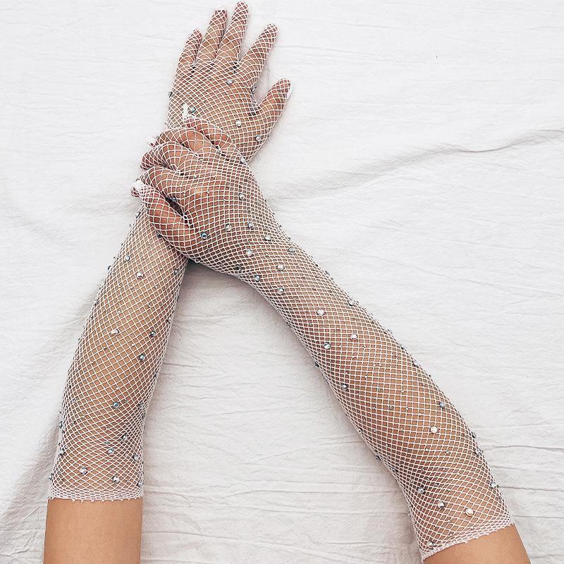 Stockings Mesh Long Gloves Wedding Accessories