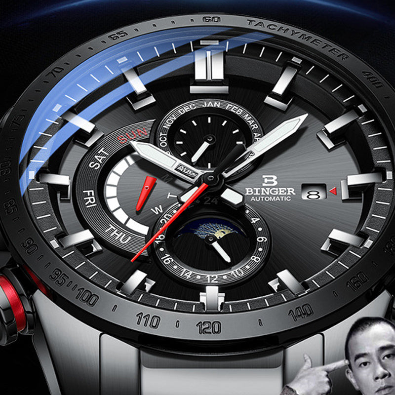 Men's Multifunctional Automatic Mechanical Watch