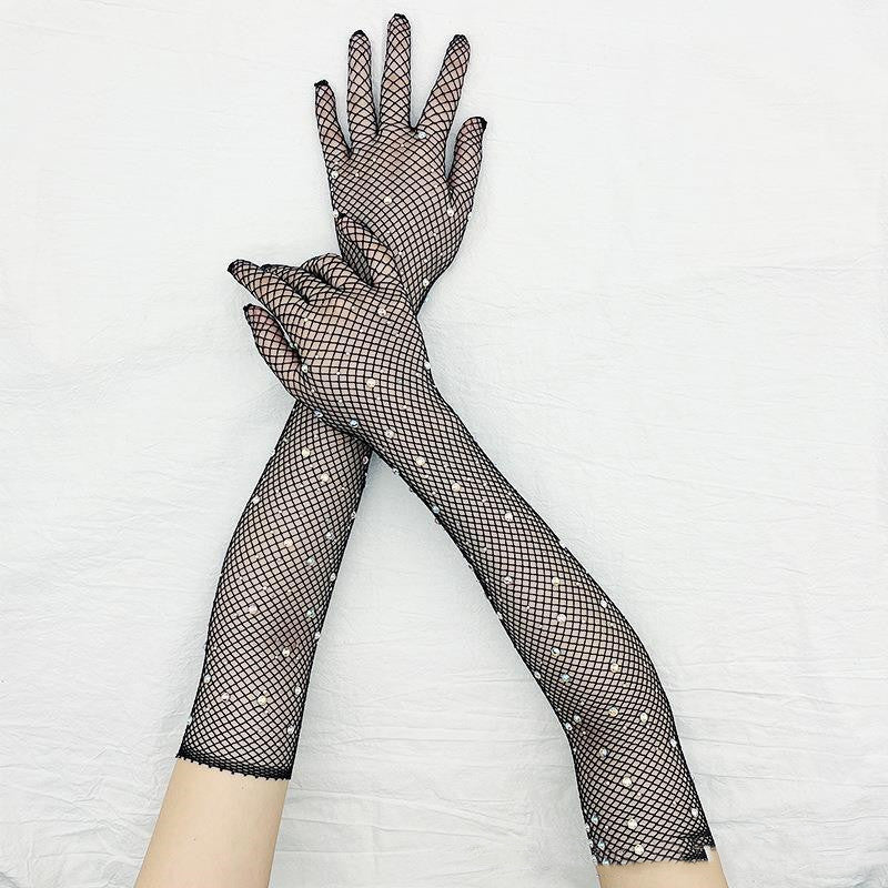 Stockings Mesh Long Gloves Wedding Accessories