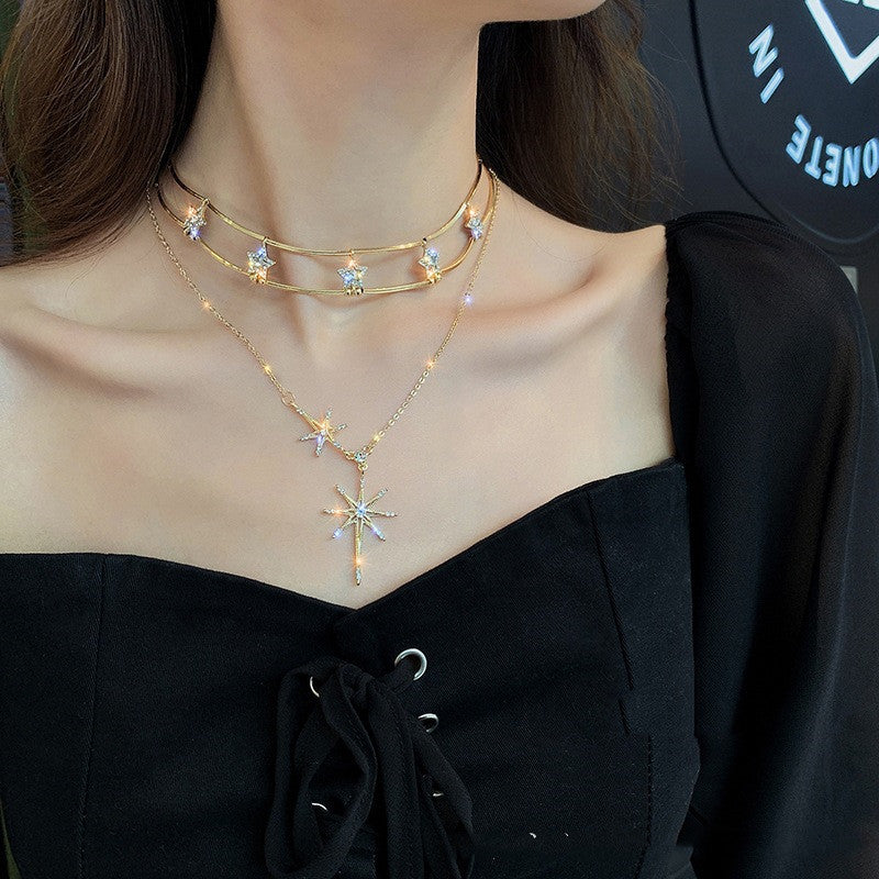 Sexy star clavicle chain