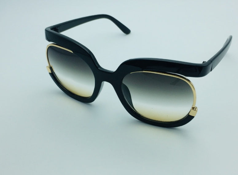 Female flying Sunglasses，Women Cat Eye Half Frame