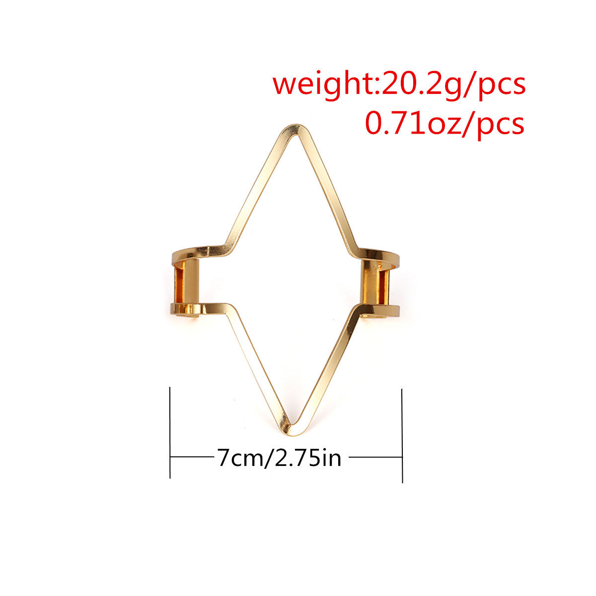 Jewelry Fashion Exaggerated Geometric Triangle Arm Bracelet