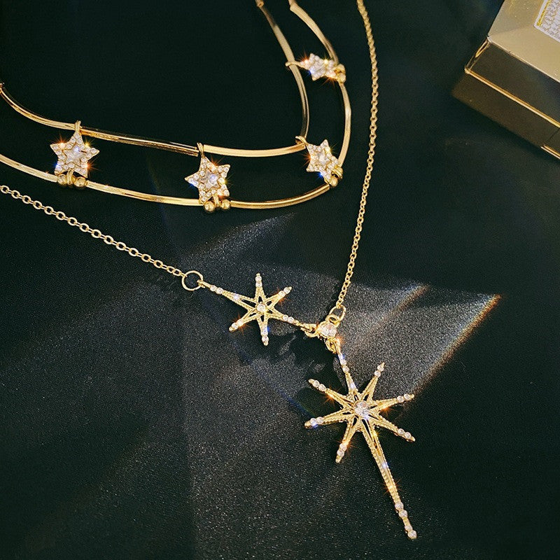 Sexy star clavicle chain