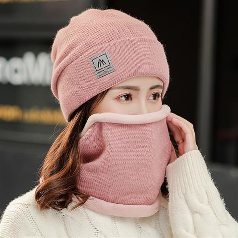 Hat Female Winter Leisure Cycling Warm Velvet Padded Thickened