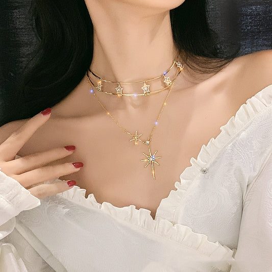 Sexy star clavicle chain