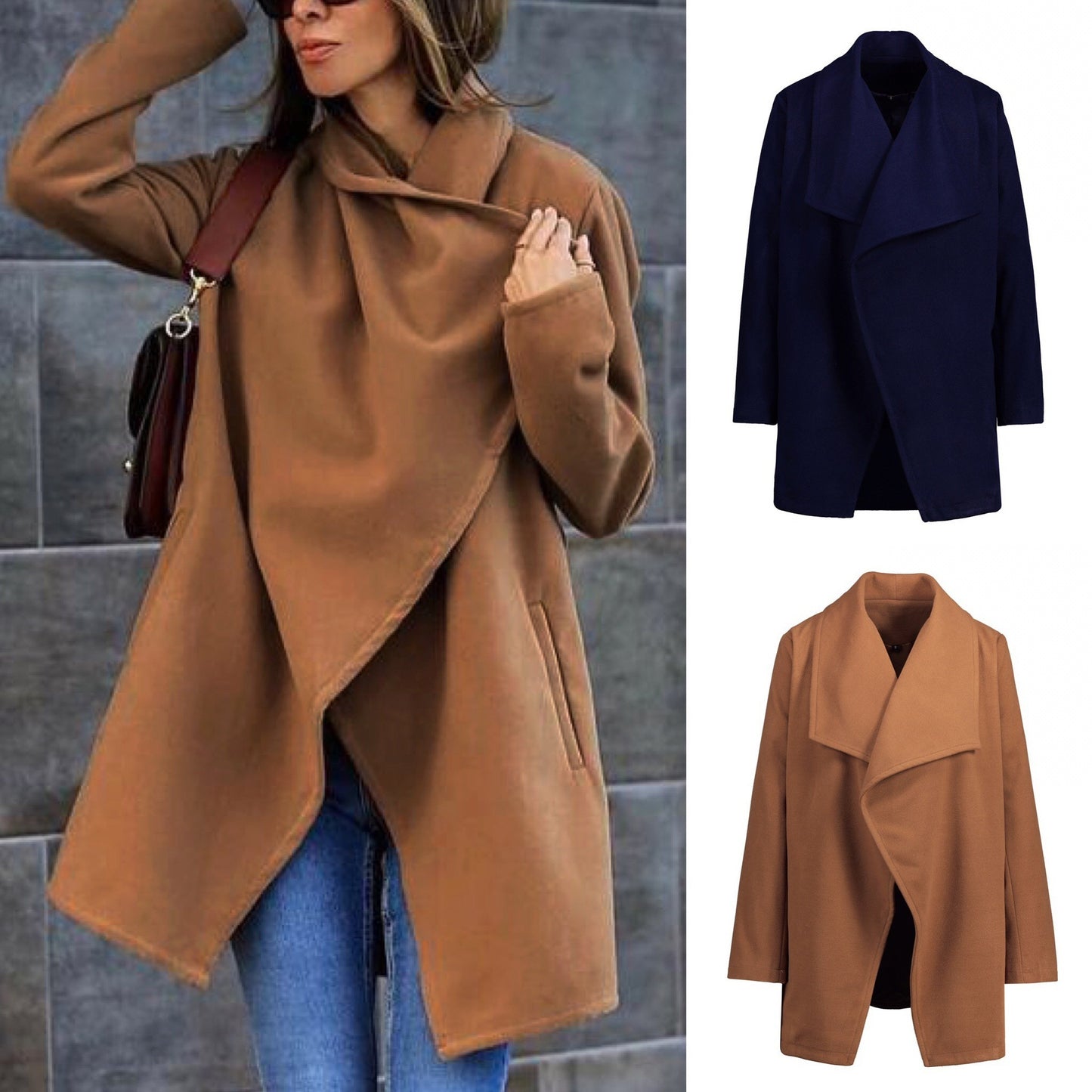 Cross-border E-commerce For Women's Mid-length Coats