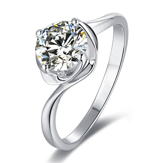 Fashion Bud 1 Carat Moissanite Ring