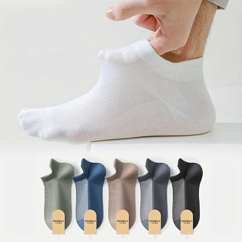 Five Pairs Of Soft, Comfortable, Breathable, Sweat-wicking Socks Provide A Great Experience For Men's Daily Wear And Are Very Practical