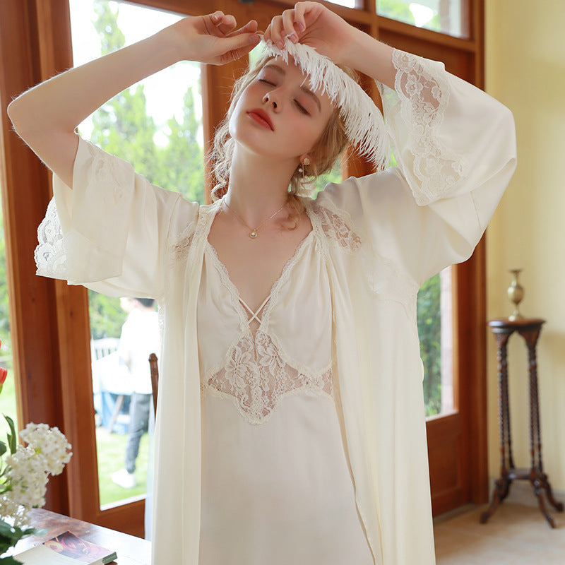 Nightgown Home Clothes Two-piece Suit For Women