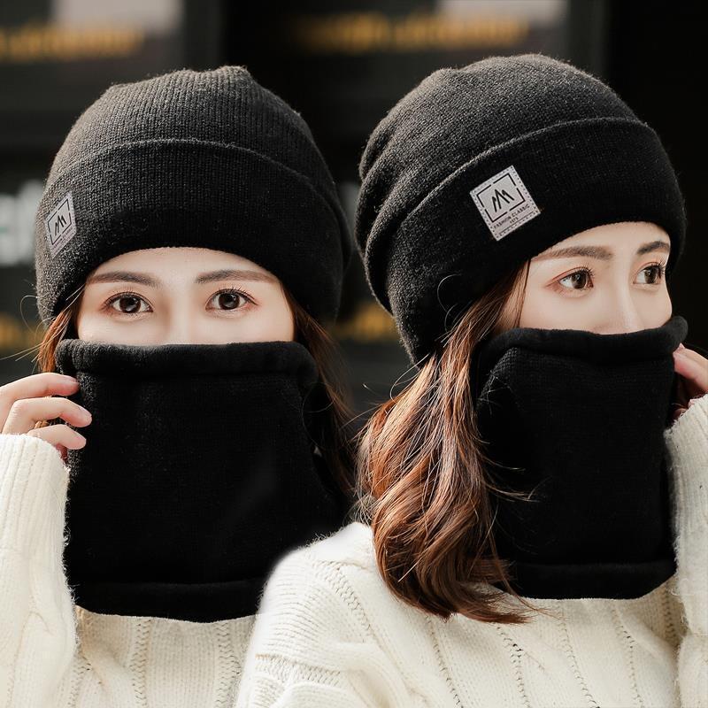 Hat Female Winter Leisure Cycling Warm Velvet Padded Thickened