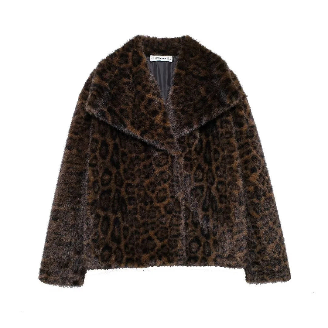 Women's Faux Fur Fluffy Jacket