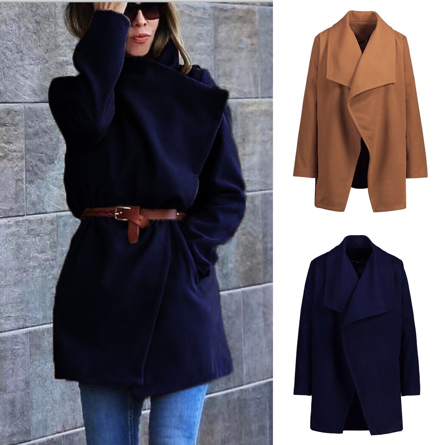 Cross-border E-commerce For Women's Mid-length Coats