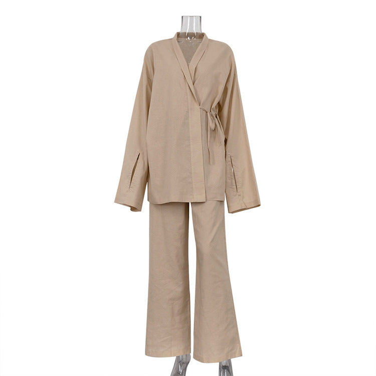 Women's Trousers Casual Two-piece Suit Homewear Can Be Worn Outside