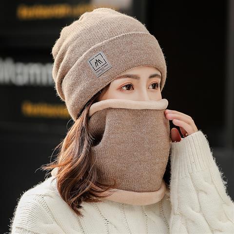 Hat Female Winter Leisure Cycling Warm Velvet Padded Thickened