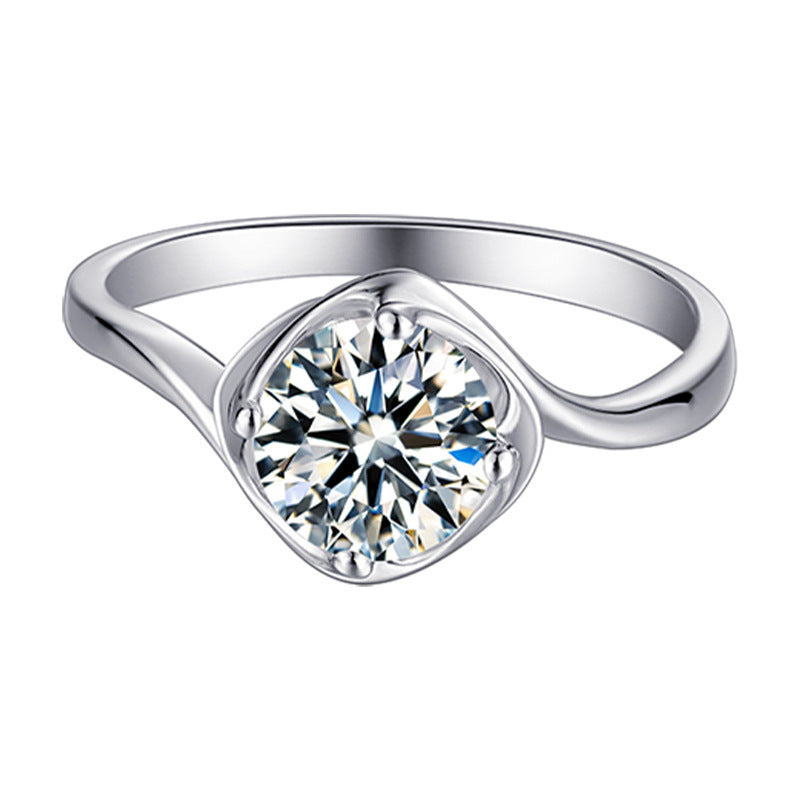 Fashion Bud 1 Carat Moissanite Ring