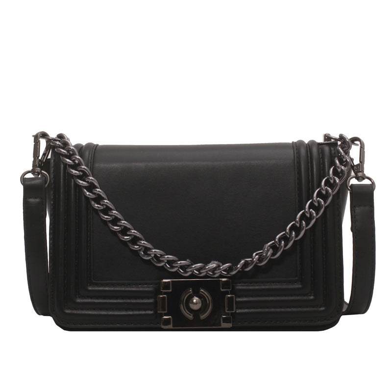 Contrast Color Small Square Bag Women