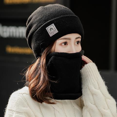 Hat Female Winter Leisure Cycling Warm Velvet Padded Thickened